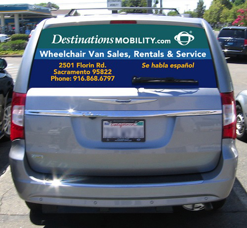 Destinations Mobility Vehicle Livery