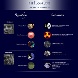art101.com: Philomuse, Inc. website design screen shot